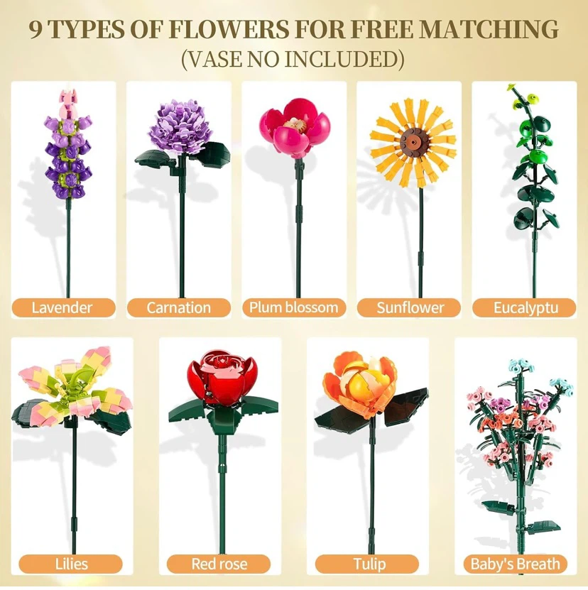 New Flowers Bouquet Building Set - photo 2