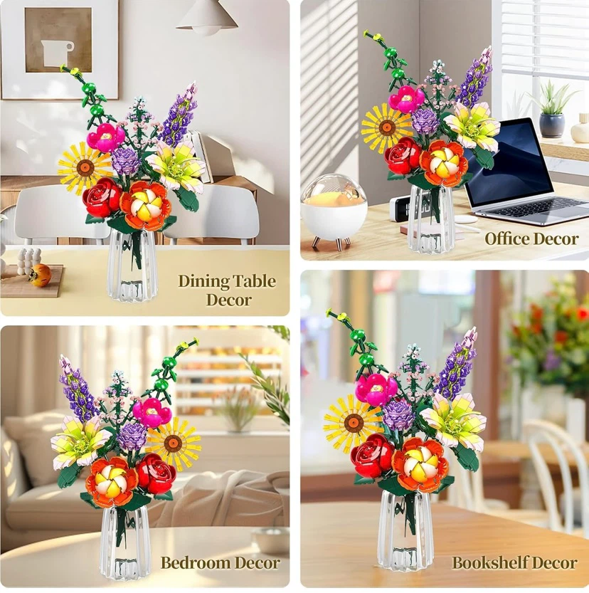 New Flowers Bouquet Building Set - photo 3