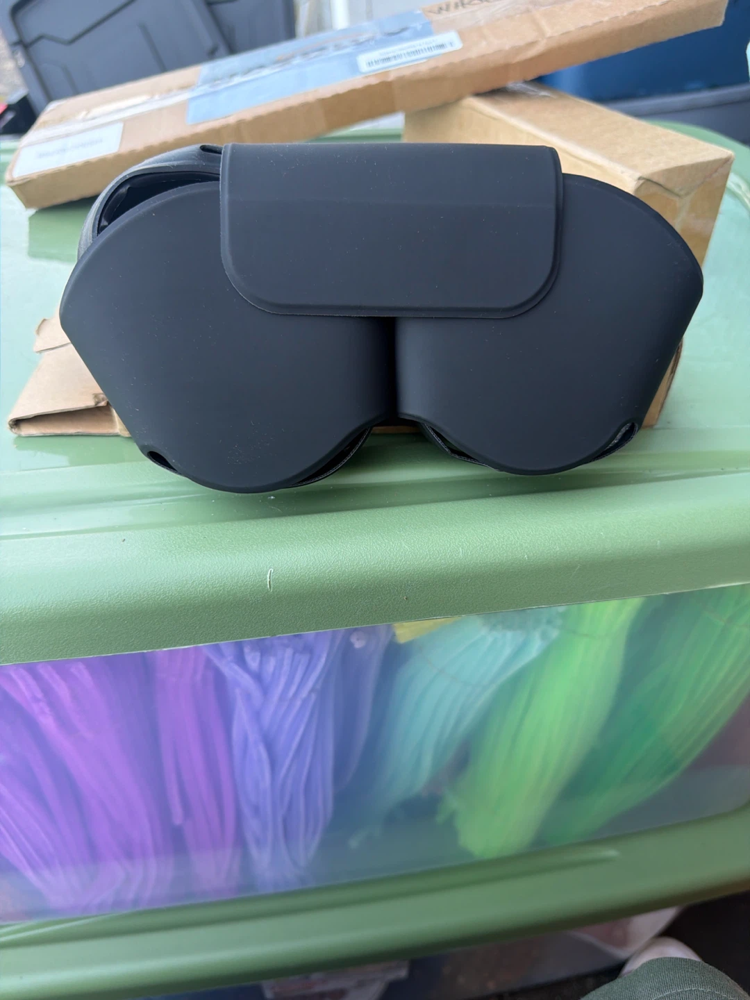 Black Headphone Case Cover for AirPods Max