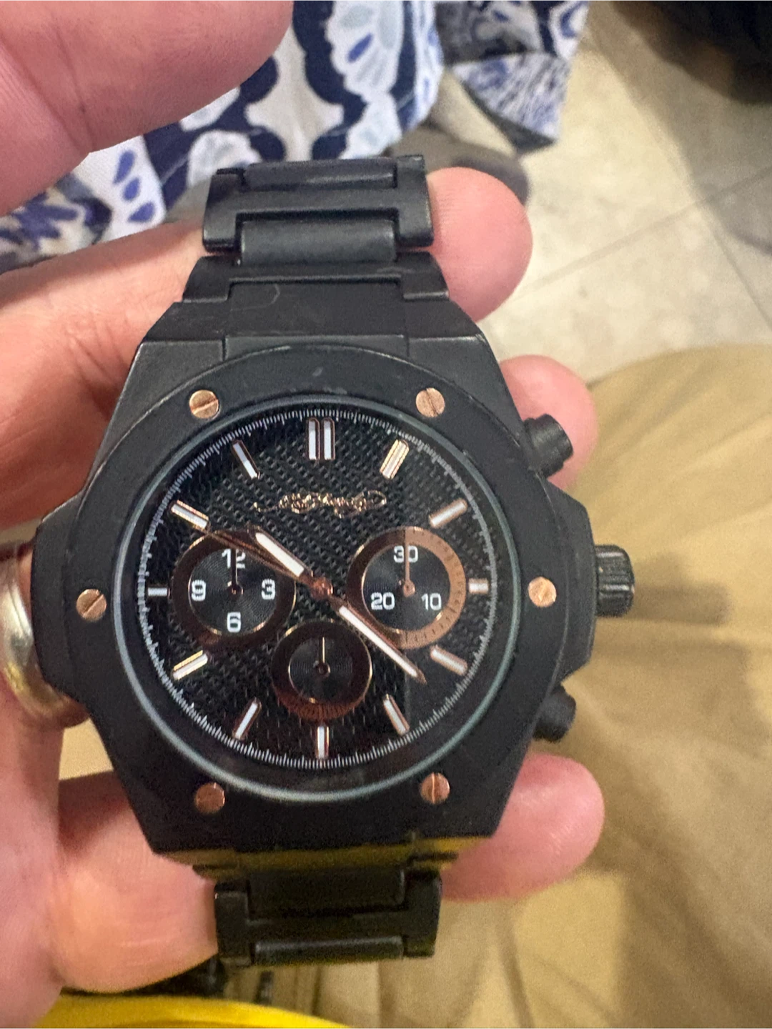 Ed Hardy Chronograph Watch