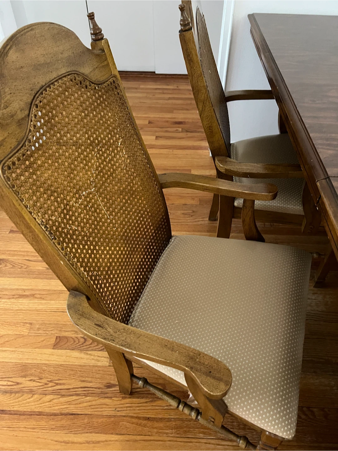Wooden Dining Table and Chairs Set - photo 4