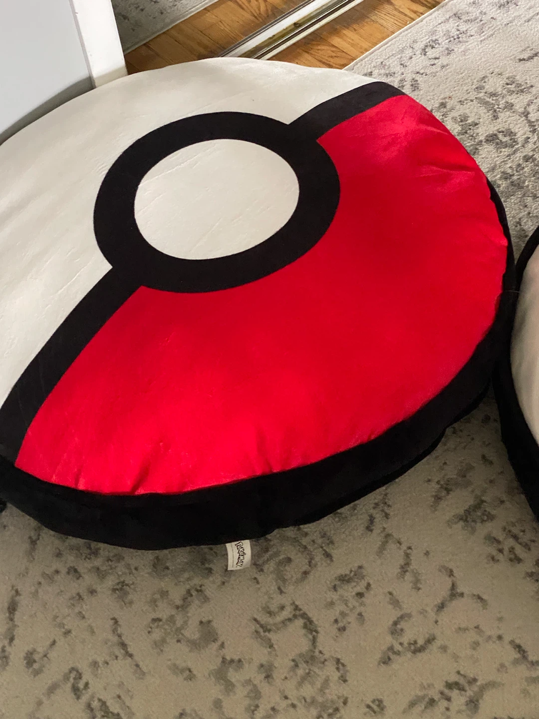 Pokemon Pokeball Plush floor cushion