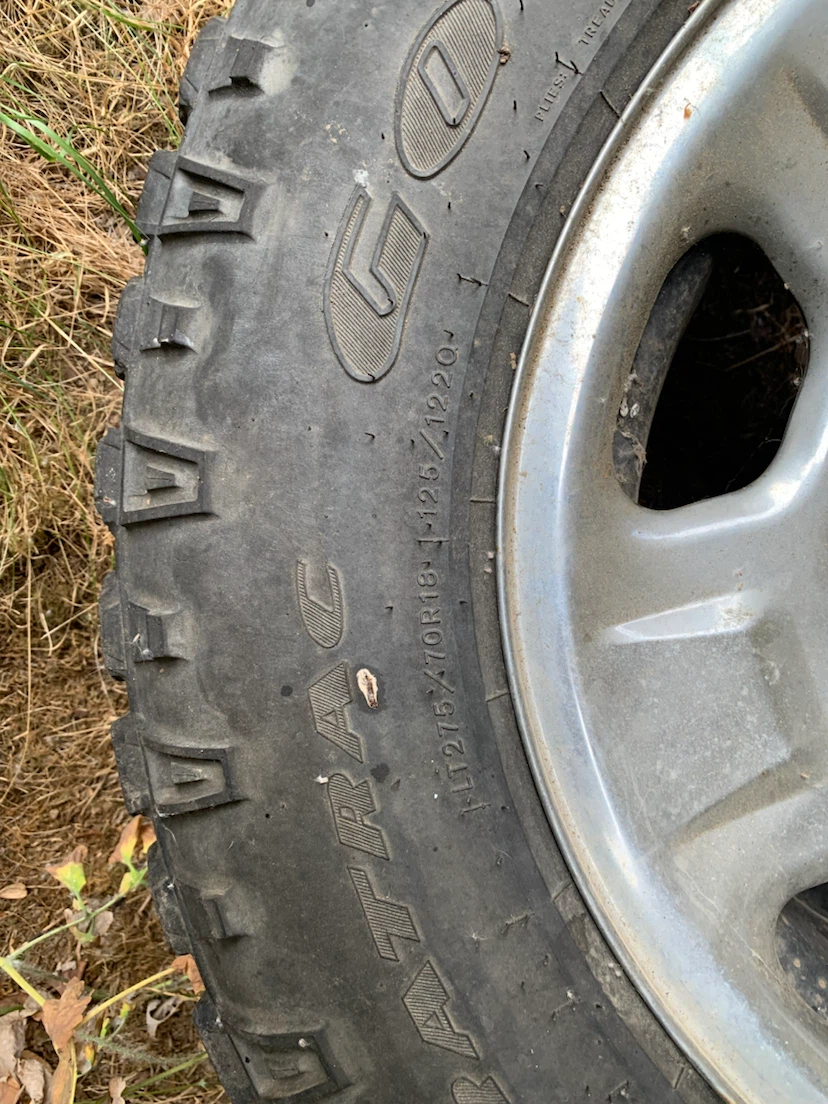 Goodyear Wrangler All-Terrain Tires LT275/70R18 - photo 2