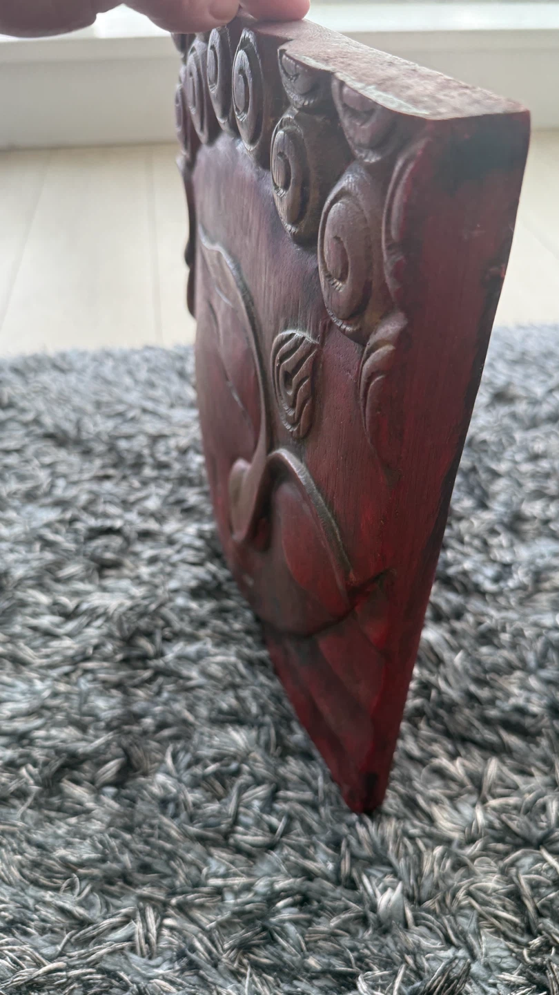 Carved Buddha Face Wall Art - photo 3