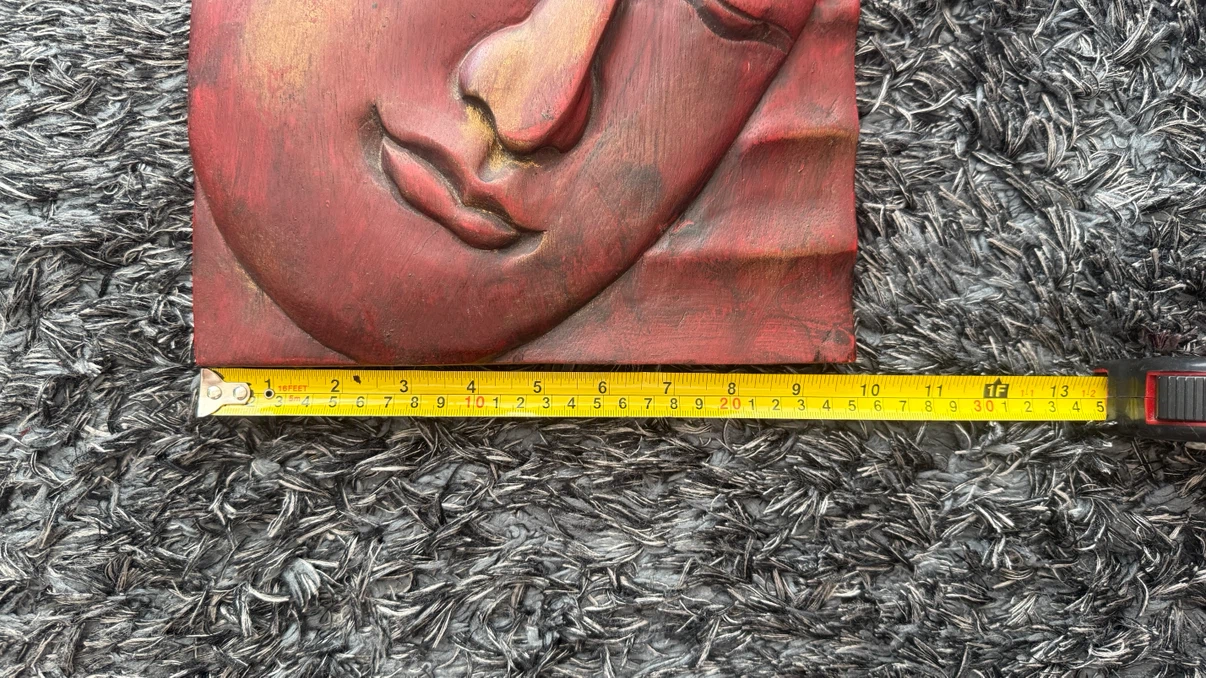 Carved Buddha Face Wall Art - photo 5