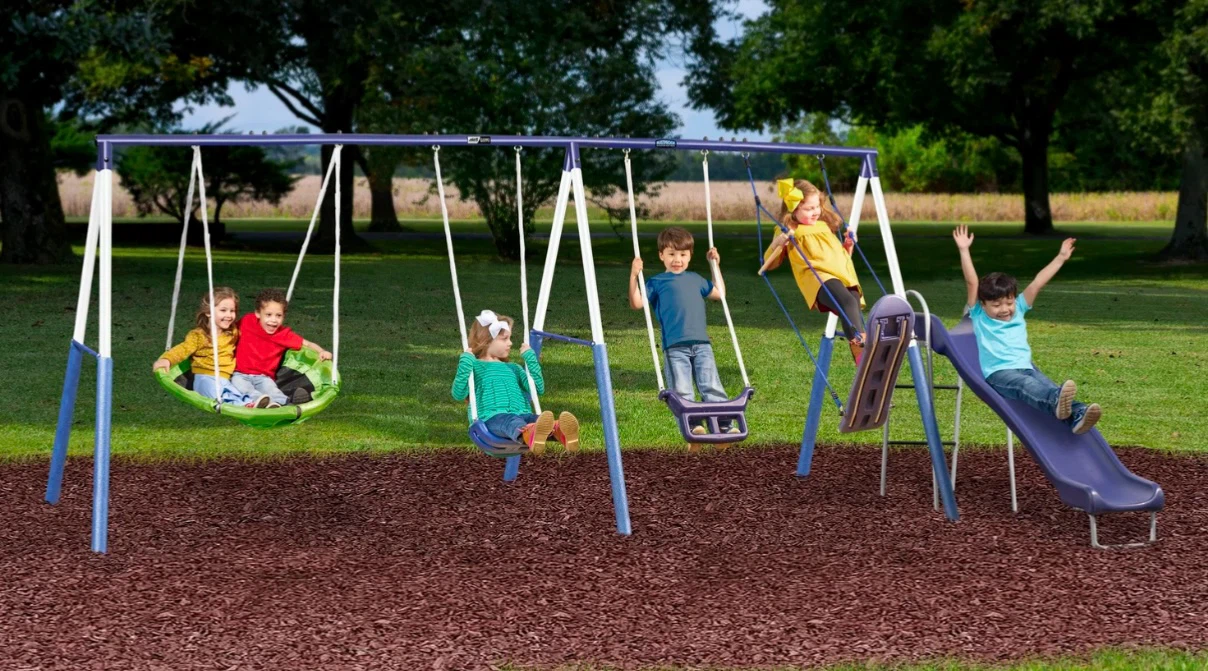 Brand New 5 Station Swing Set