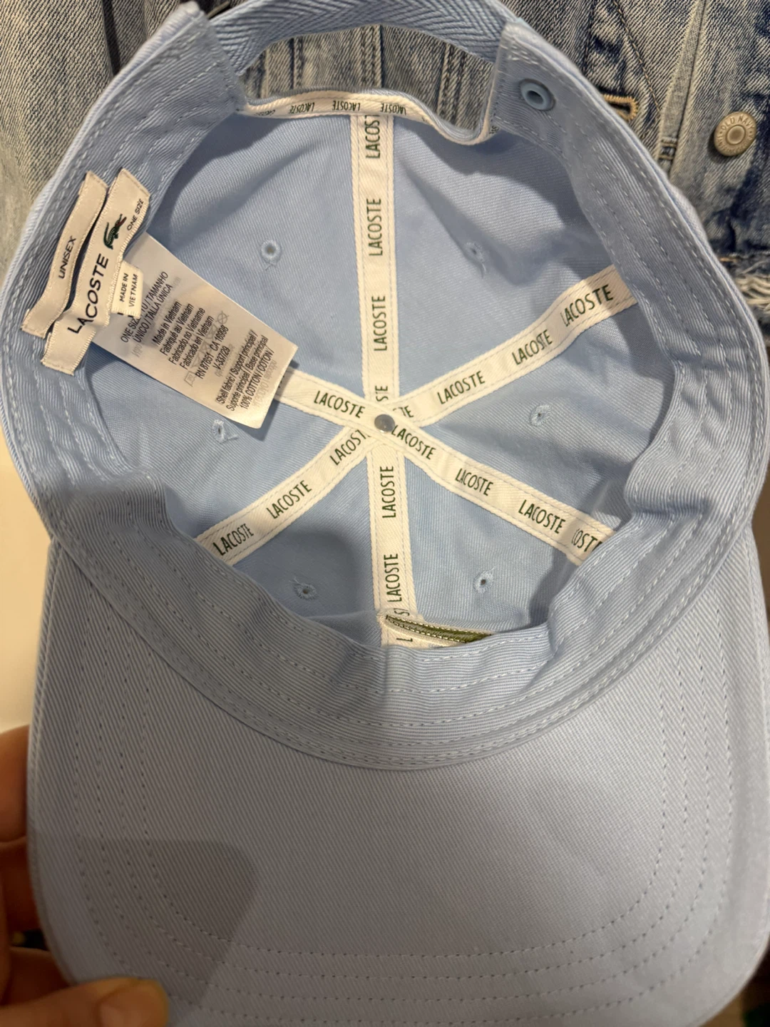 Light Blue Lacoste Baseball Cap - photo 3