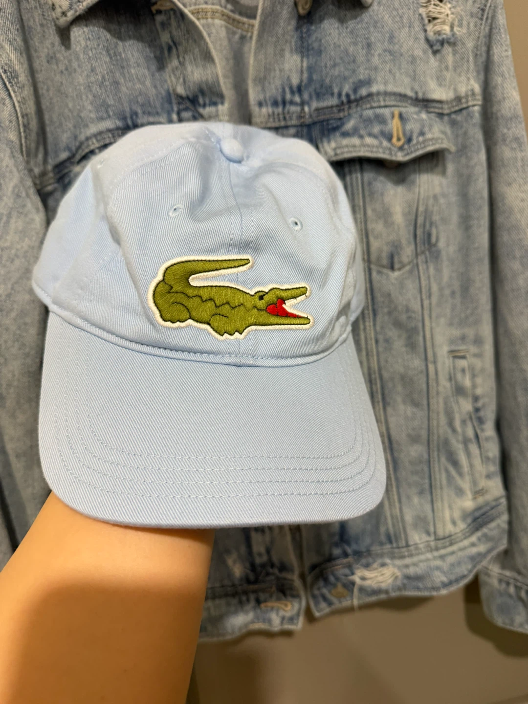 Light Blue Lacoste Baseball Cap - photo 5