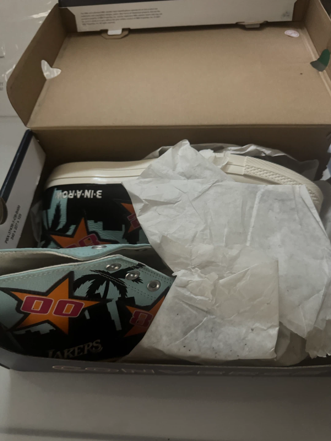 Chinatown Market x Laker's High Top Sneakers - photo 3