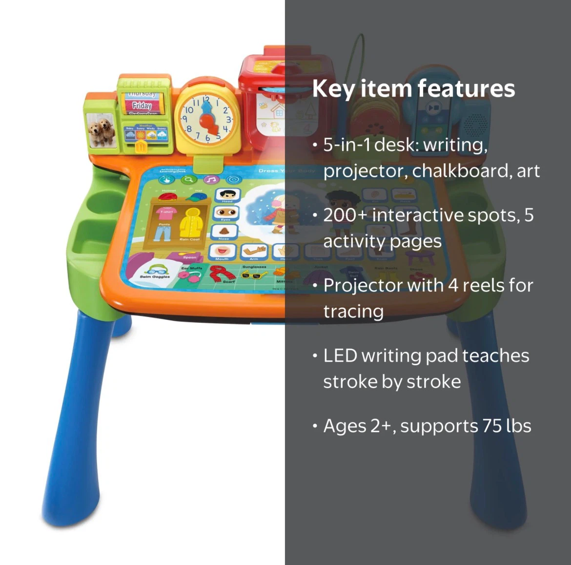 VTech 5-in-1 Learning Desk with Stool - photo 4
