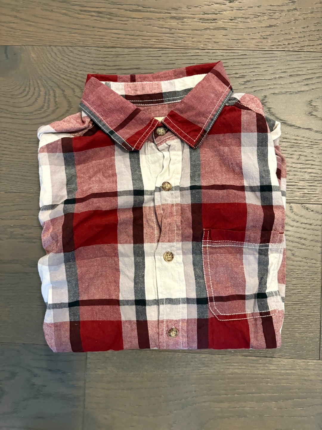 Ruffhewn boys plaid dress shirt sz 10/12 NWT ret $69 - photo 2
