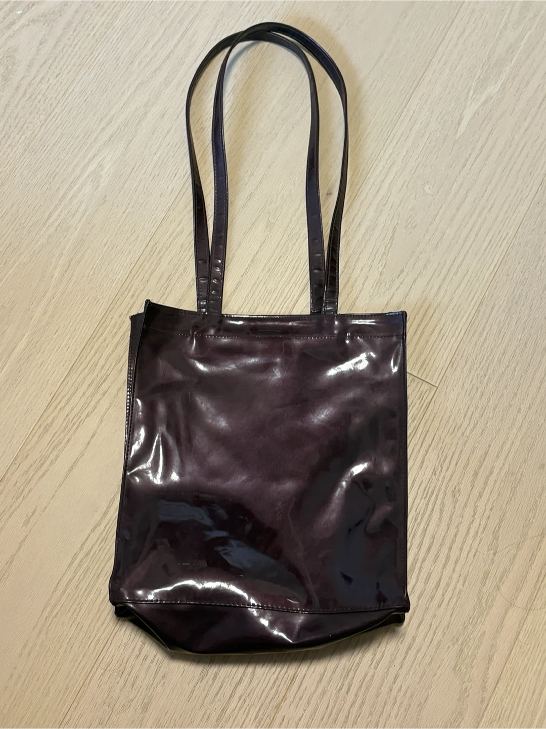 Shiny Plum Tote Bag