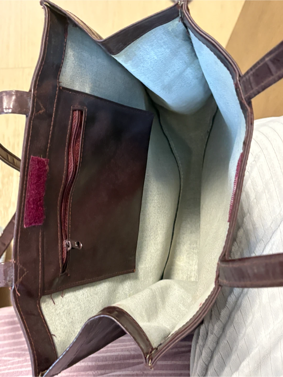 Shiny Plum Tote Bag - photo 2
