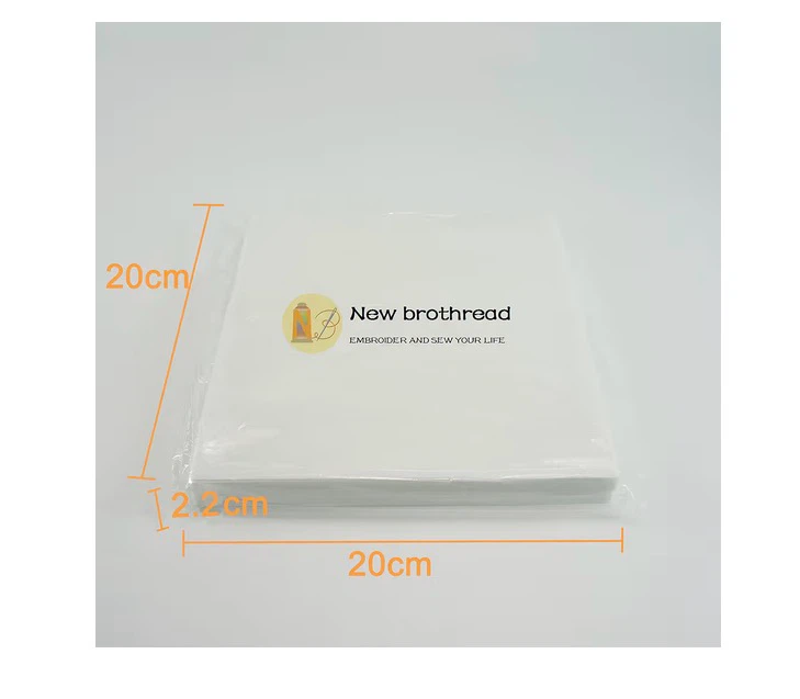New 8"x8" 100 Precut Sheets Tear Away Stabilizer Backing - photo 4