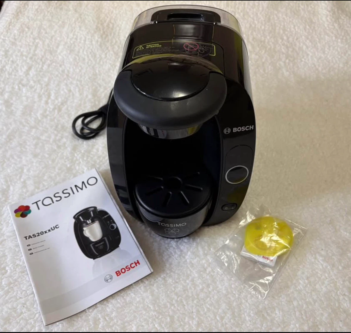 Bosch Tassimo TAS20xxUC Coffee Machine and Pod Holder