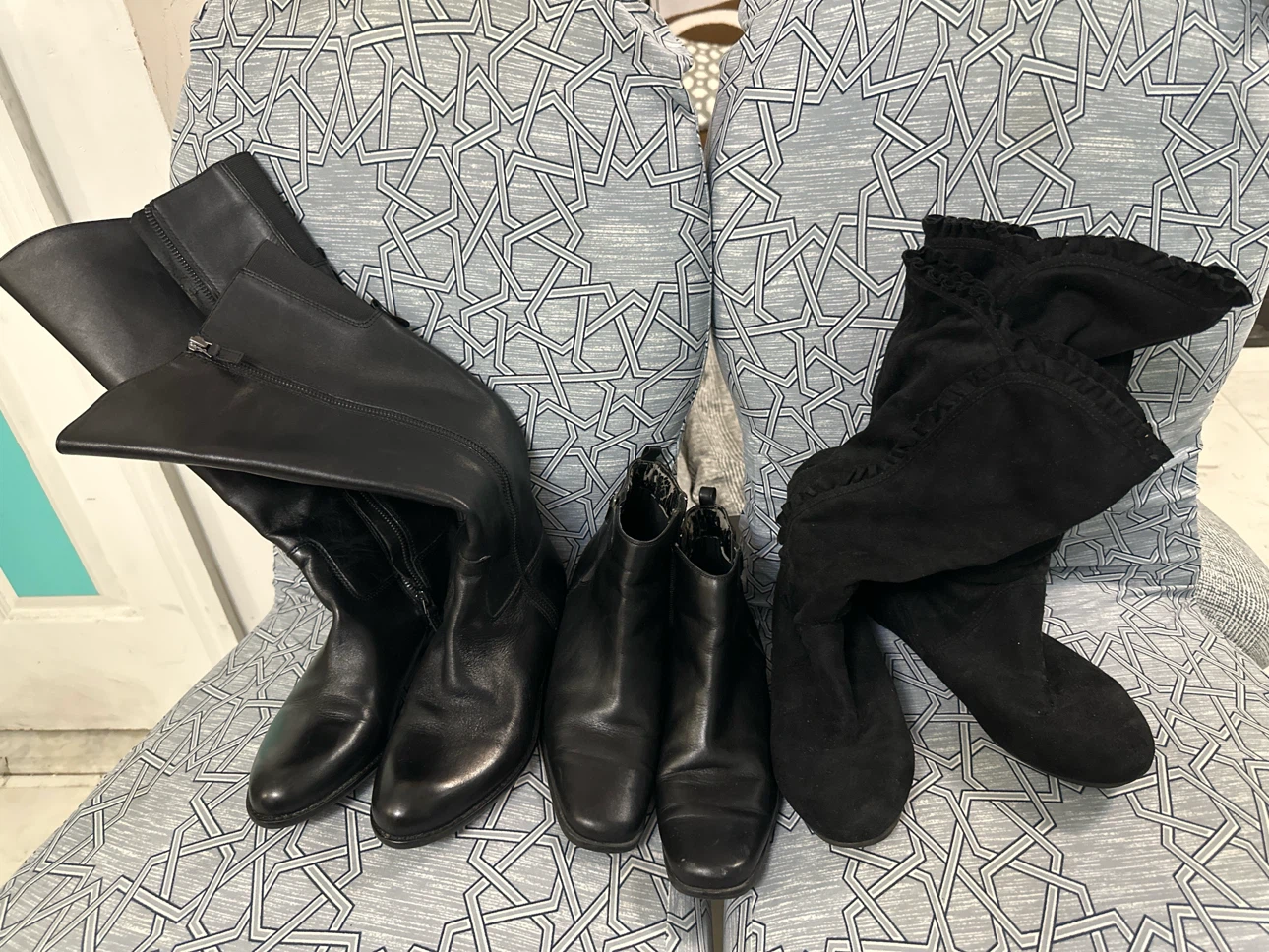 Bundle Black Boots (3pairs)