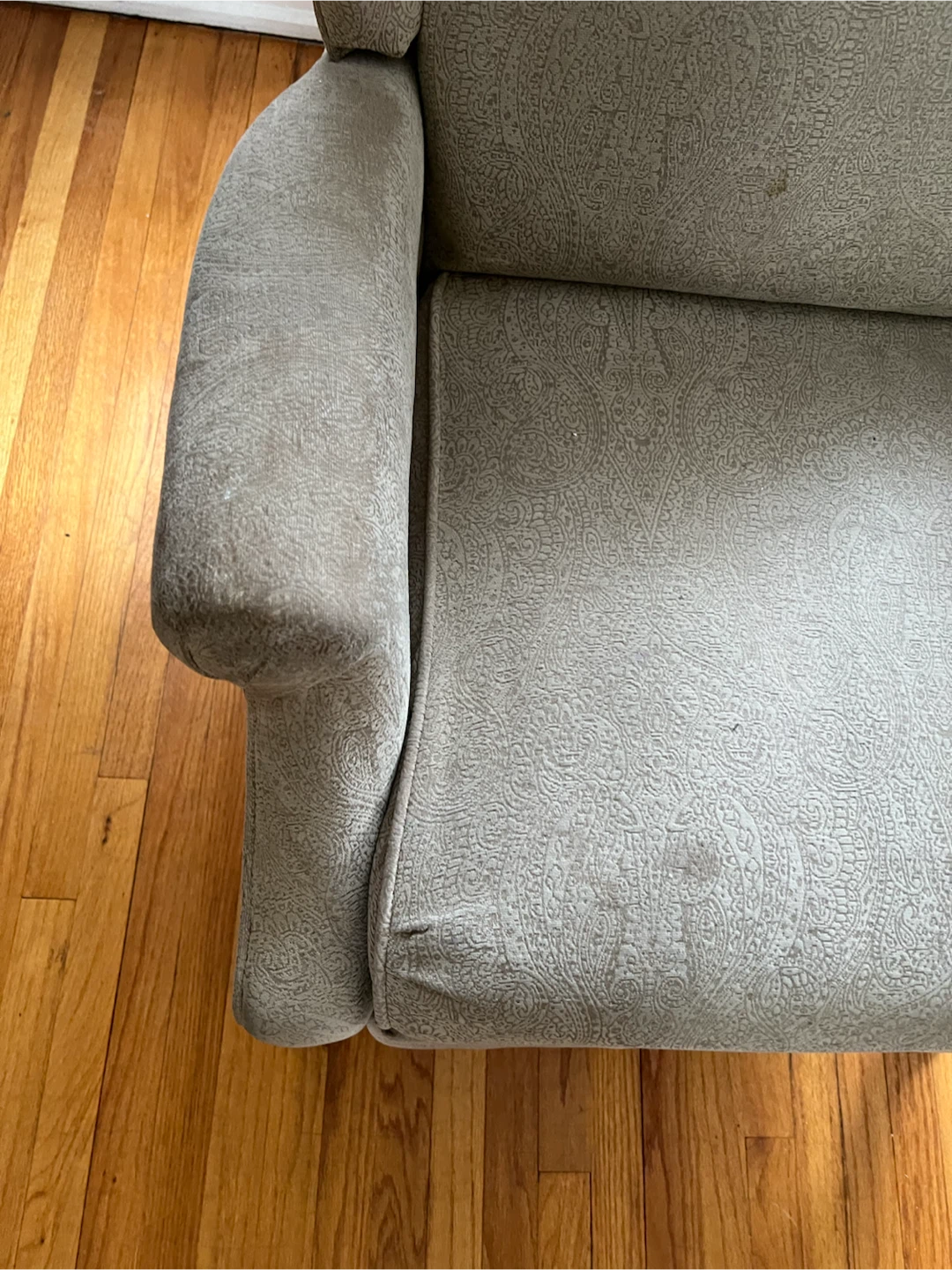 Grey Recliner Chair with Footrest - photo 4