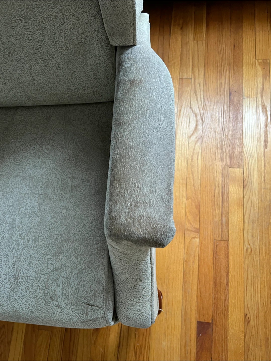 Grey Recliner Chair with Footrest - photo 5