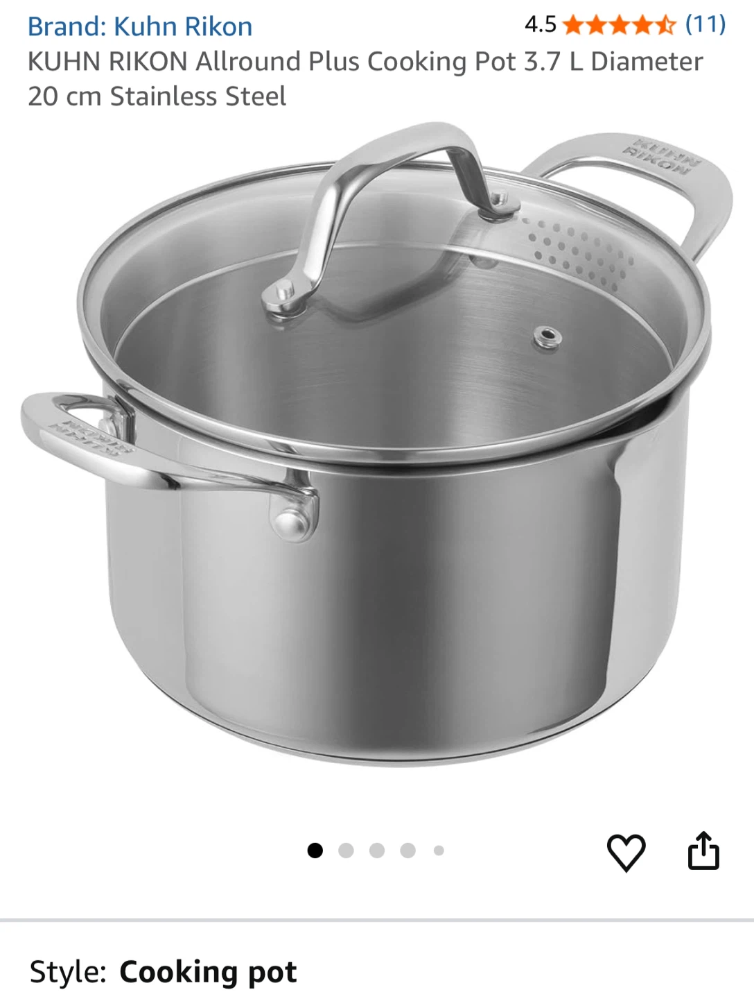 Kuhn Rikon Allround Cooking Pot - photo 2