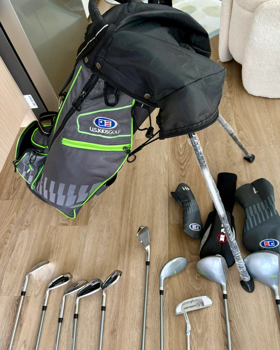 U.S. Kids Lefty’s Golf Clubs with Bag - photo 3