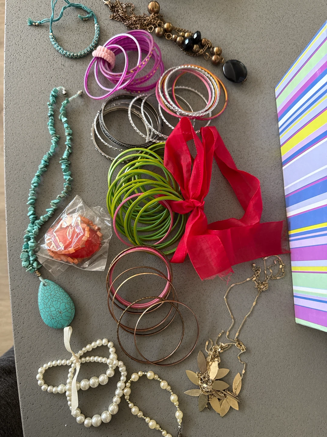 Assorted Bangles with Bracelet & necklace - photo 2