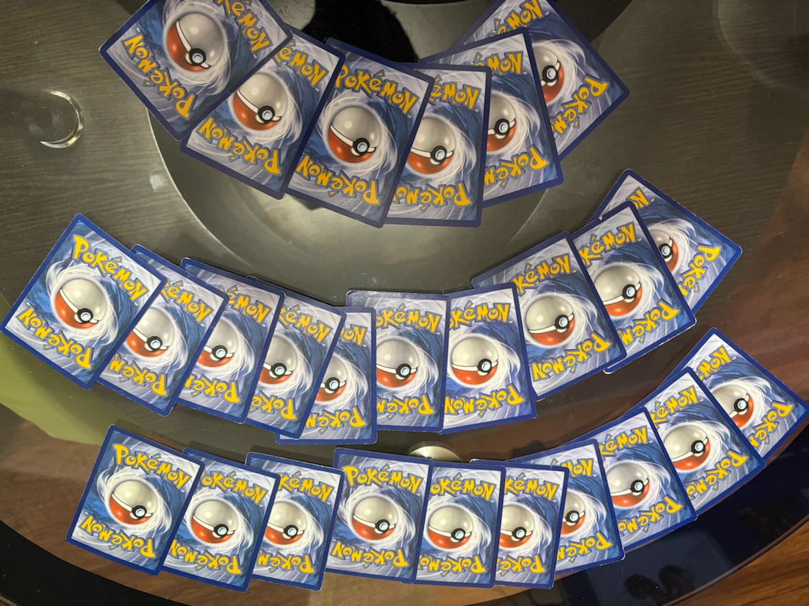 Pokémon mystery box-including bulk and 2 good/decent cards