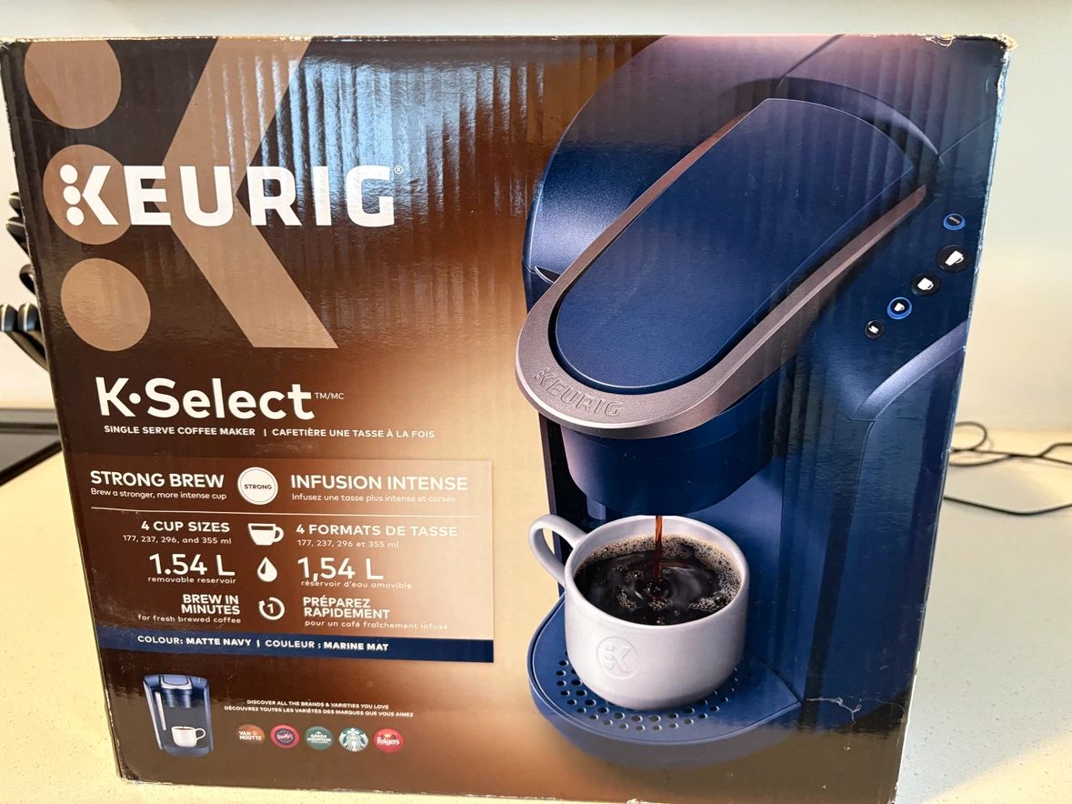 Brand NEW Keurig K-Select Single Serve Coffee Maker - Matte Navy