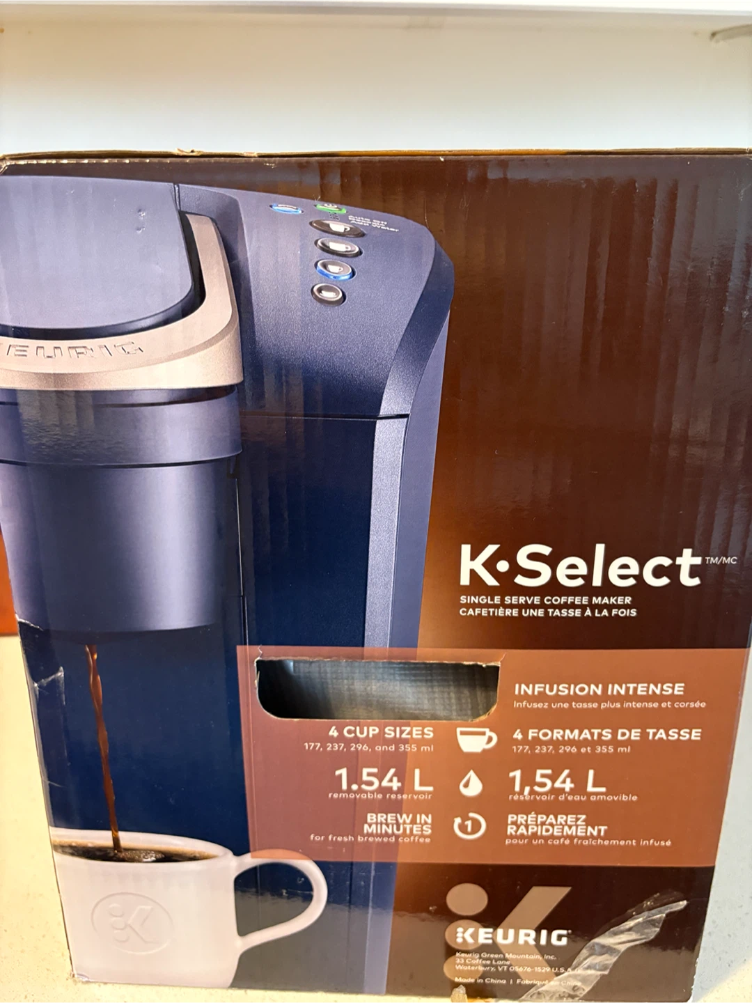 Brand NEW Keurig K-Select Single Serve Coffee Maker - Matte Navy - photo 2