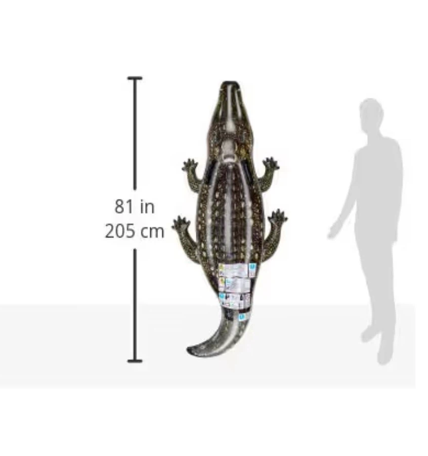New Realistic Gator Ride Water Toy Size 1.7mx86cm - photo 4