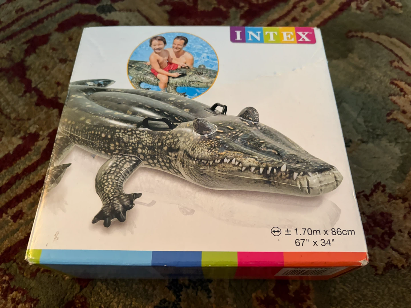 New Realistic Gator Ride Water Toy Size 1.7mx86cm