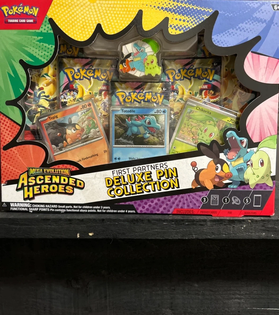 Pokémon Ascended Heroes First Partners Deluxe Pin Collection