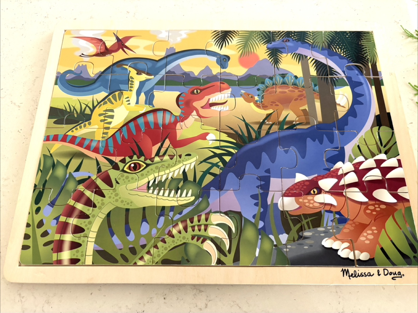 Melissa & Doug Wooden Dinosaur Jigsaw Puzzle - photo 3