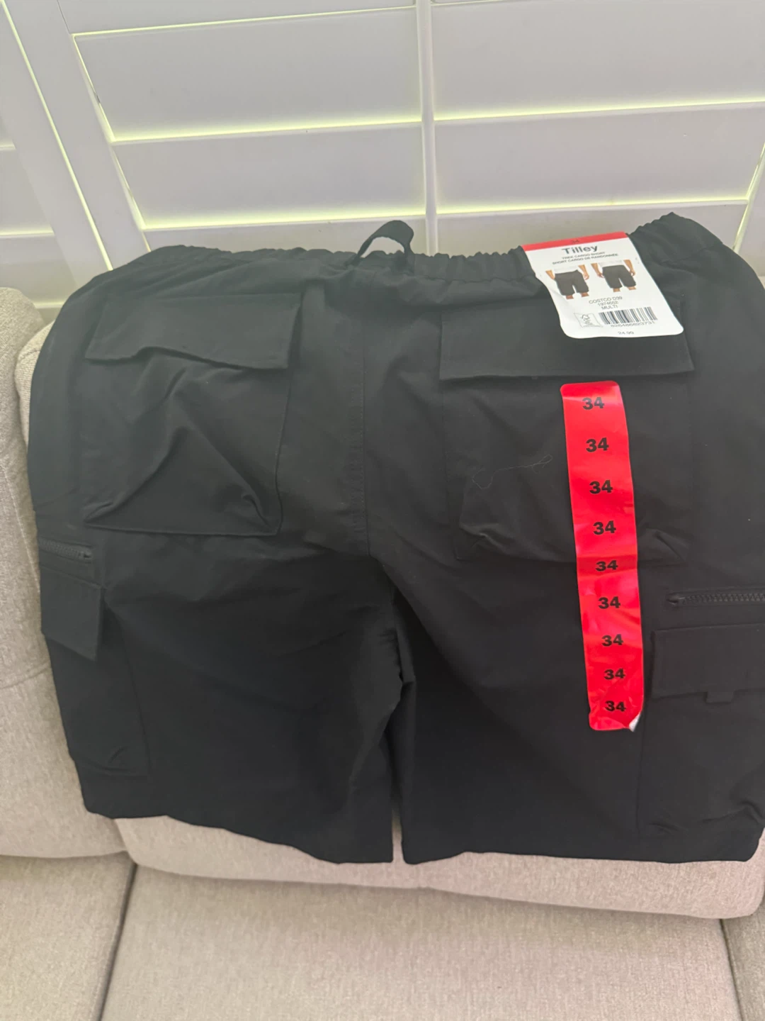 New Tilley Trek Cargo Shorts Size 34 Black & Olive – $20 Each - photo 2