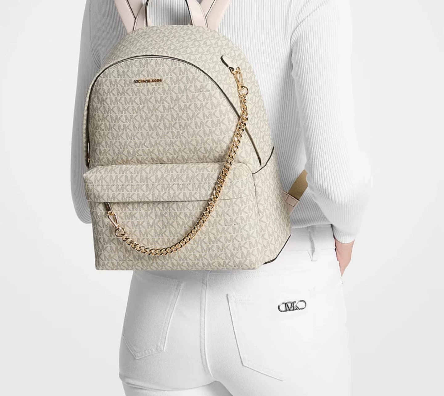 Michael Kors Medium Signature Logo Backpack| Brand New - photo 2