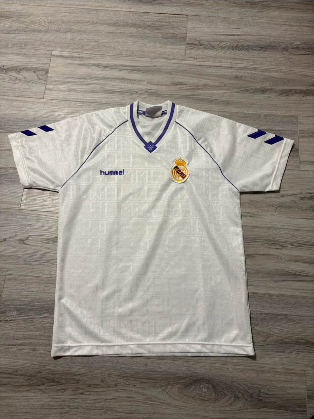 Real Madrid 1990/1991 Hummel Home Jersey
