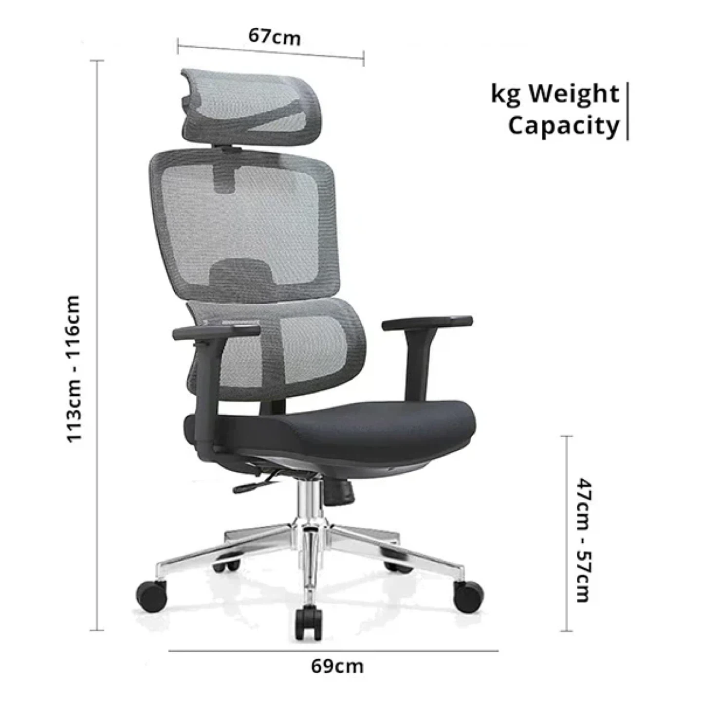 Ergonomic Office Chair with Adjustable Lumbar Support - photo 4