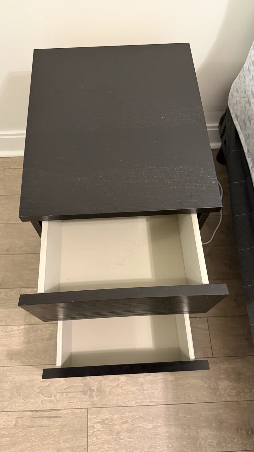 IKEA STORKLINTA Drawer Nightstand - Dark Brown - photo 3