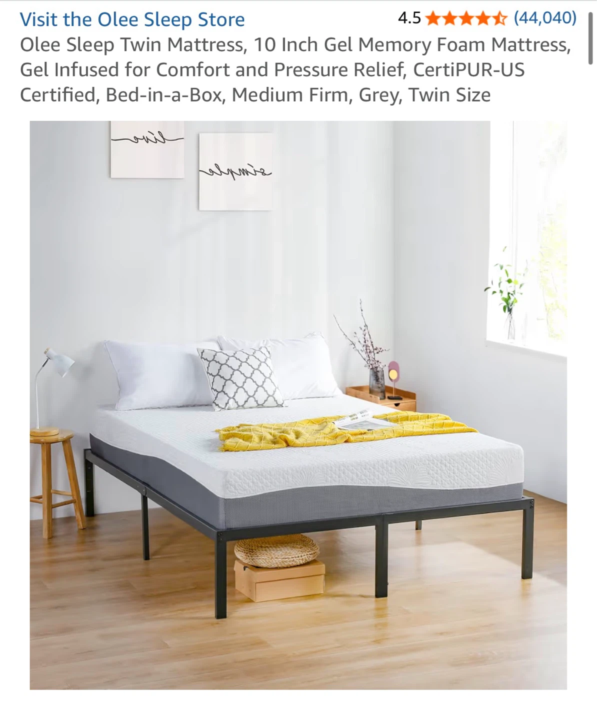 Olee Sleep Twin Mattress
