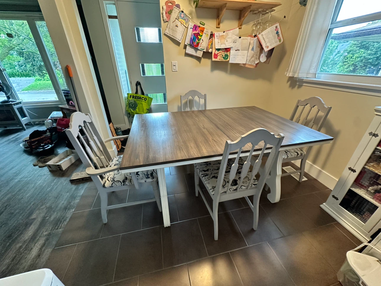 Dining Set with 4 Chairs