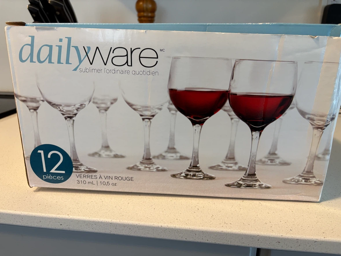 12 Piece Wine Glasses
