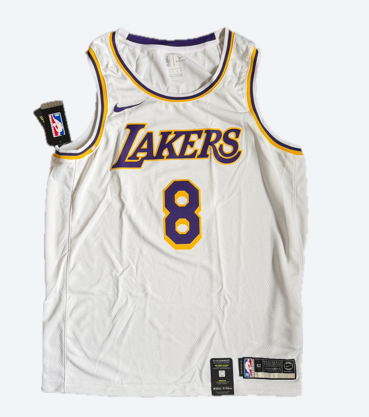 BRAND NEW Nike Los Angeles Lakers Kobe Bryant #8 Jersey XL - photo 2