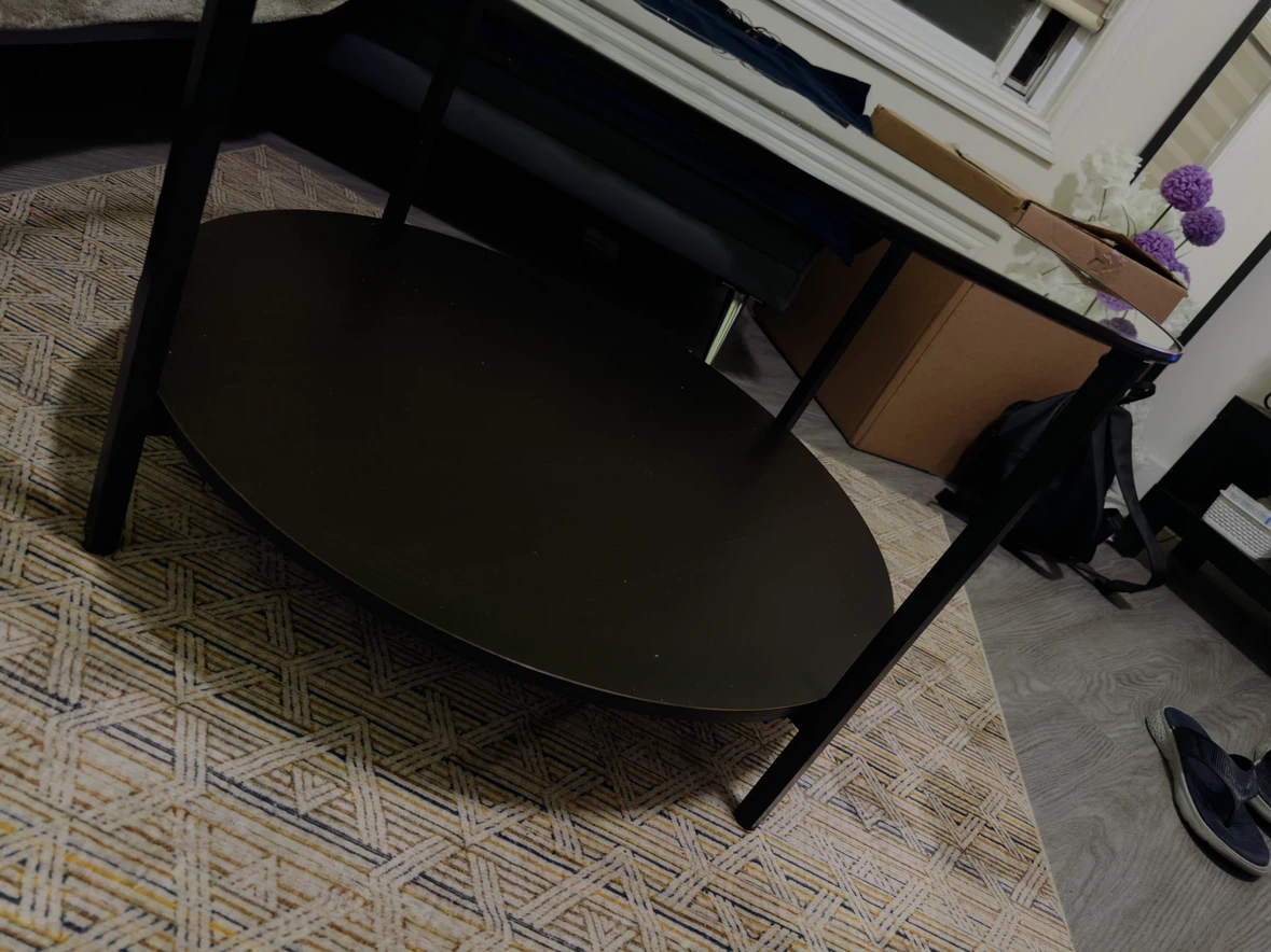 Round glass table - photo 3