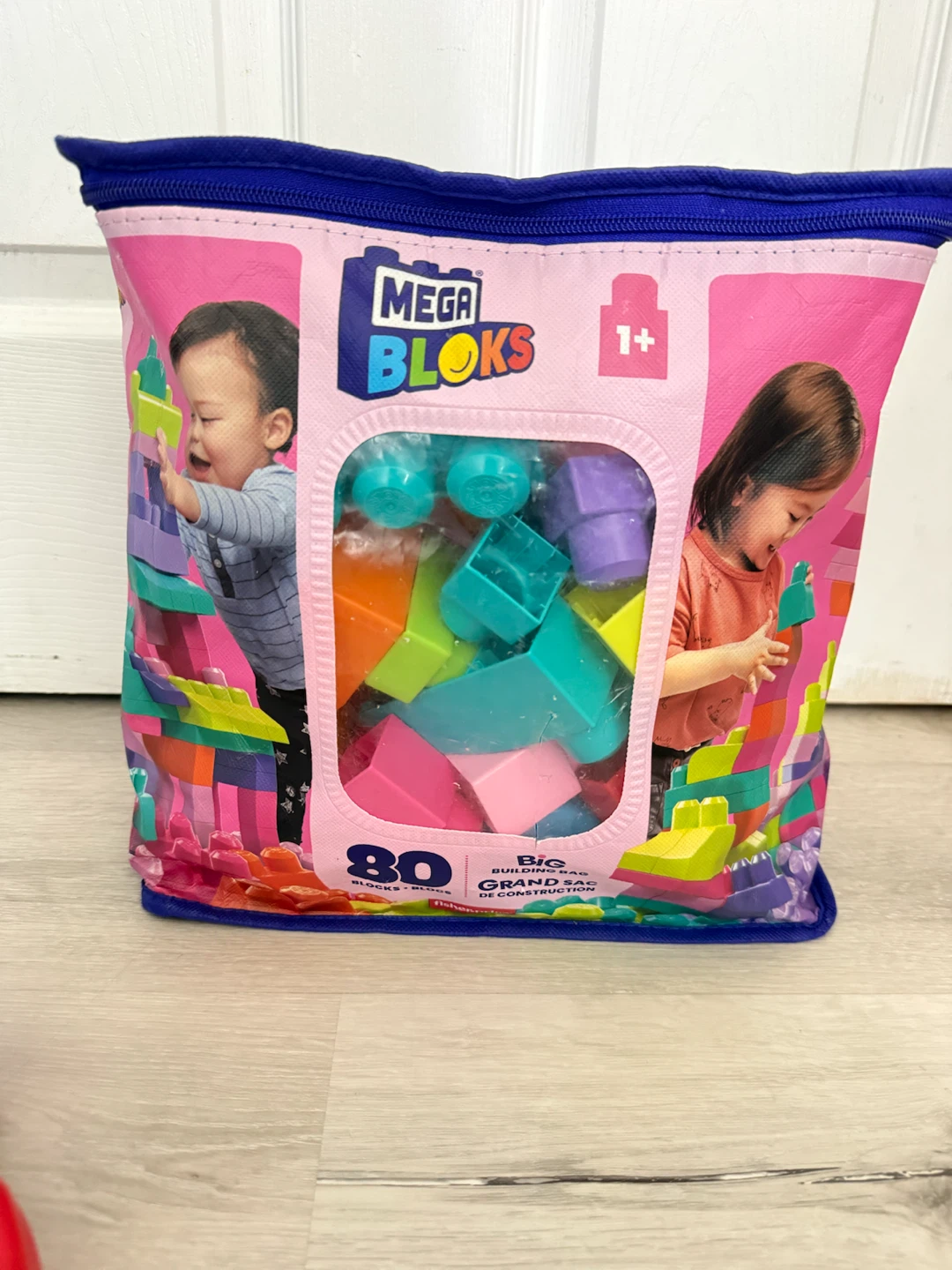 Mega Bloks Building Bag with fisher price Toy Phone