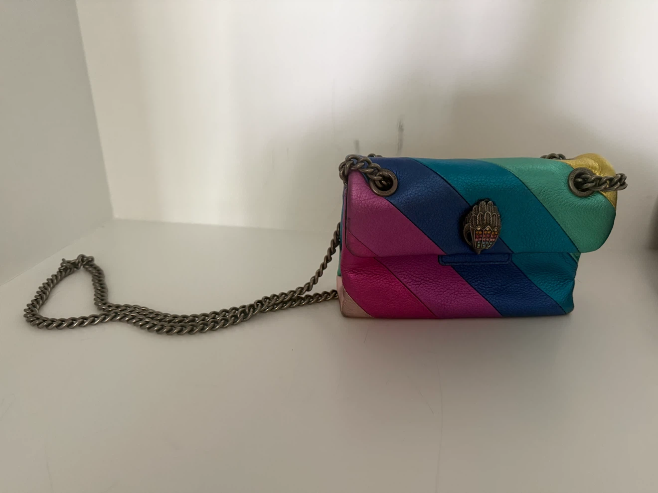 Kurt Geiger London Rainbow Leather Mini Bag
