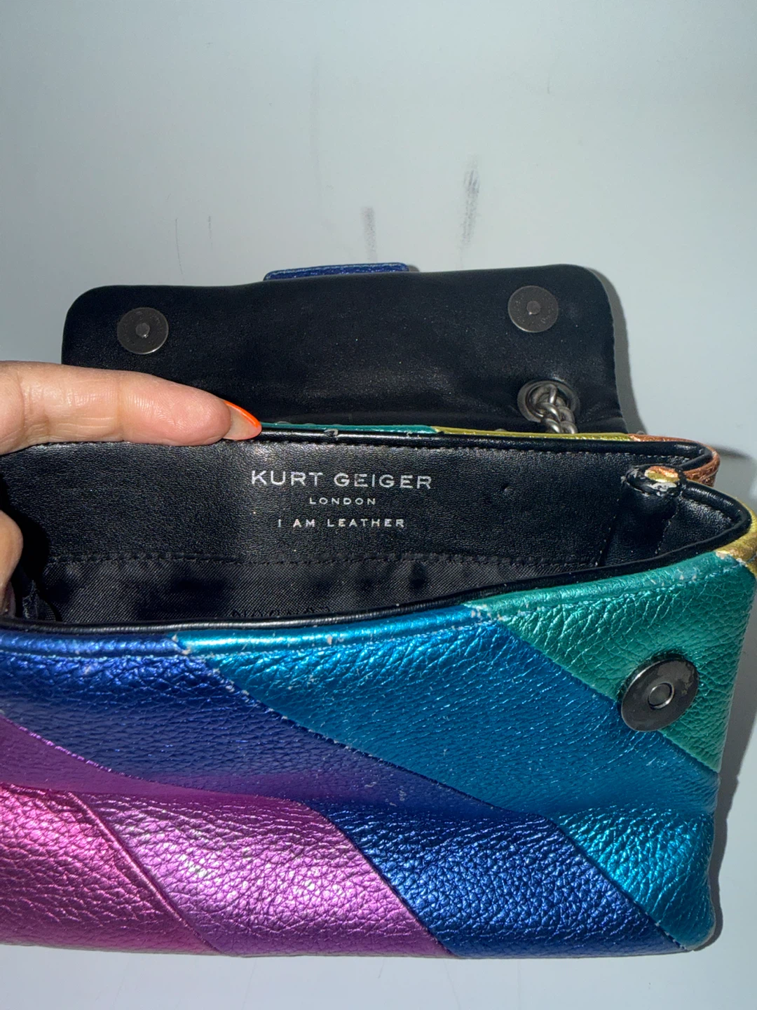 Kurt Geiger London Rainbow Leather Mini Bag - photo 2