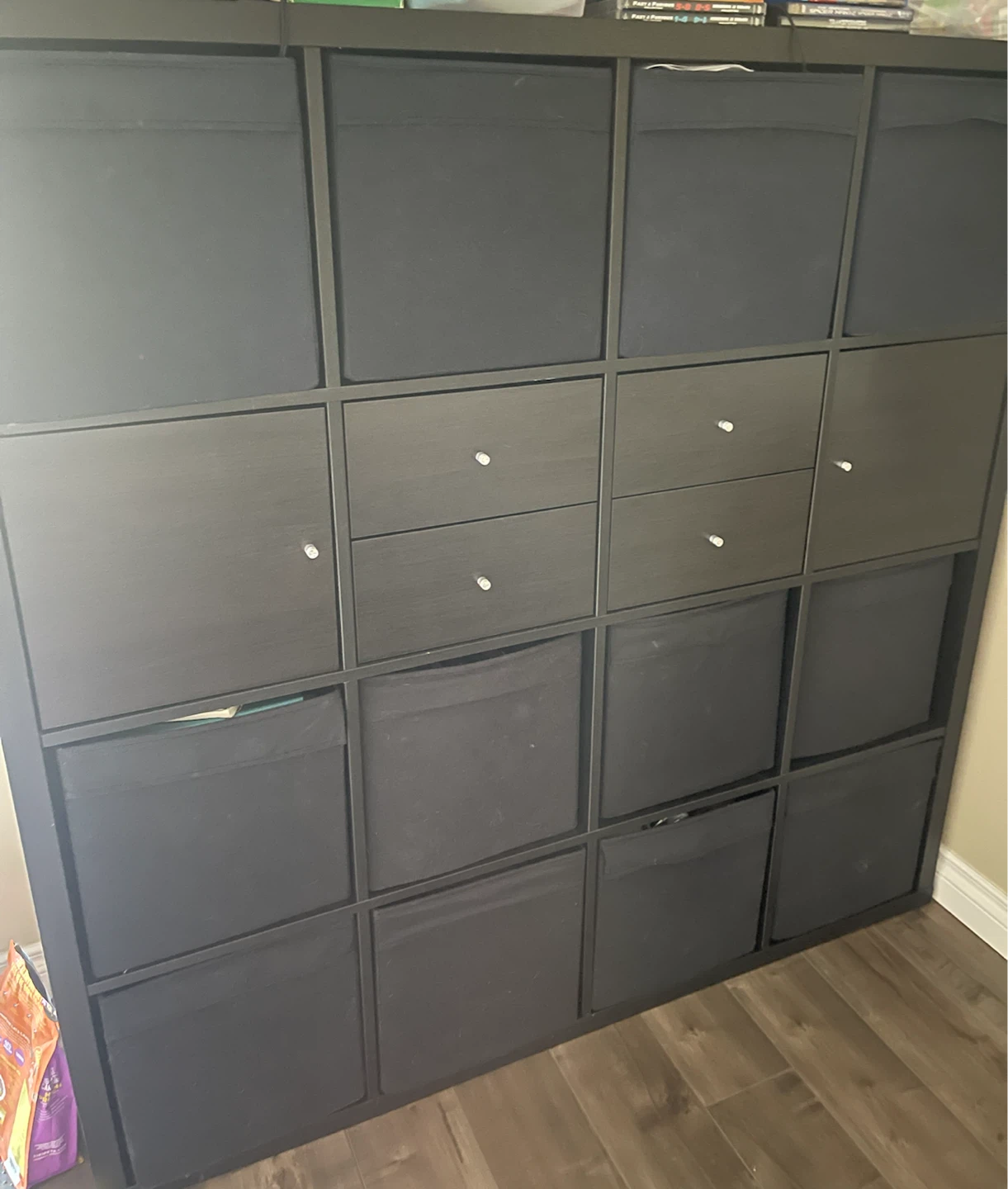 KALLAX Shelf Unit with Bins and Drawers