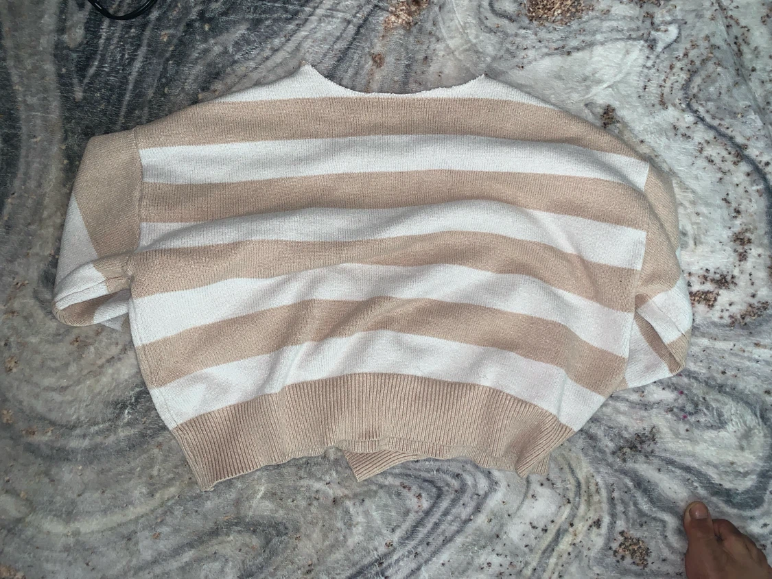 Striped Knit Sweater - photo 2