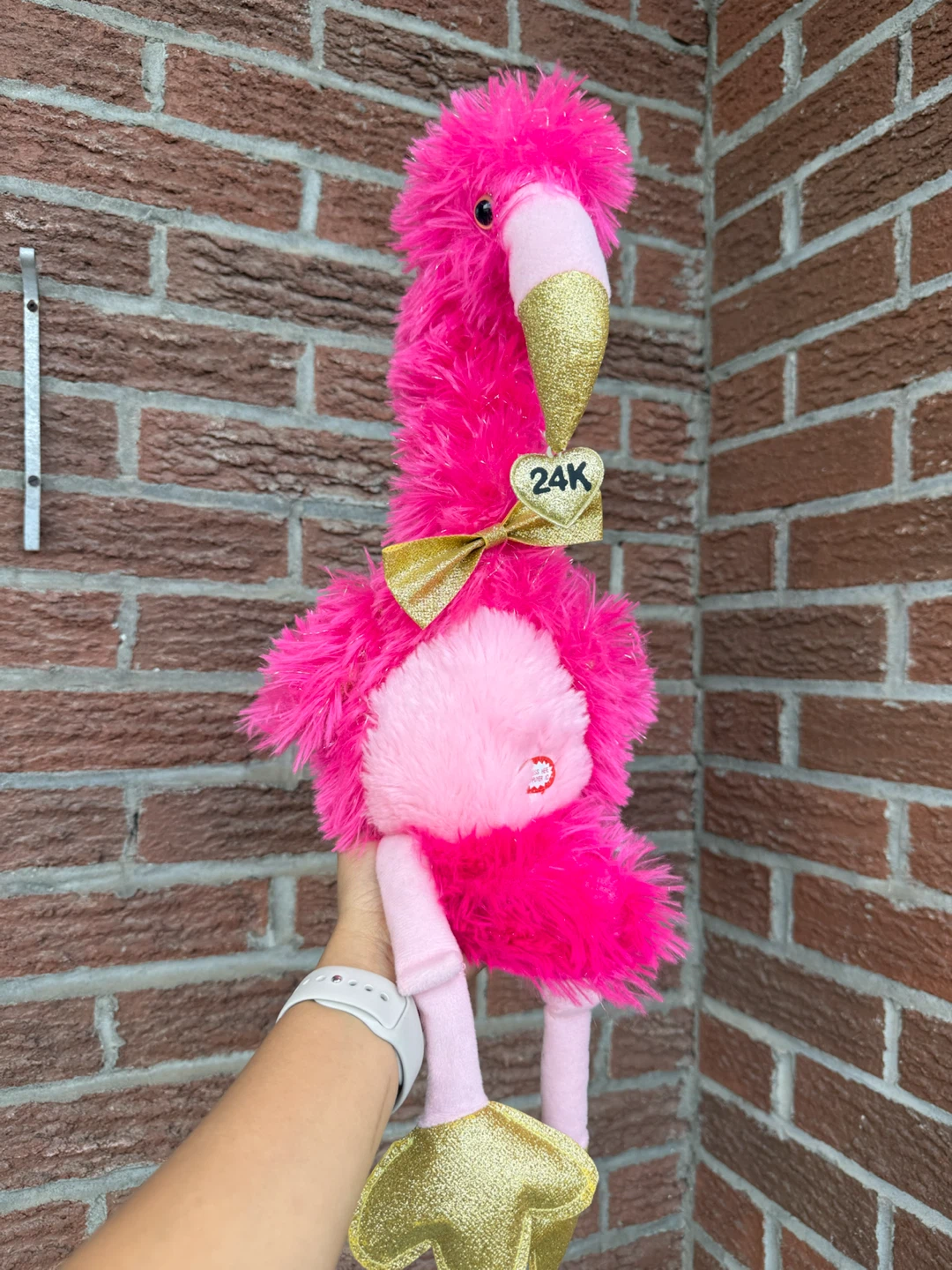Pink Flamingo Plush Toy with music - photo 5