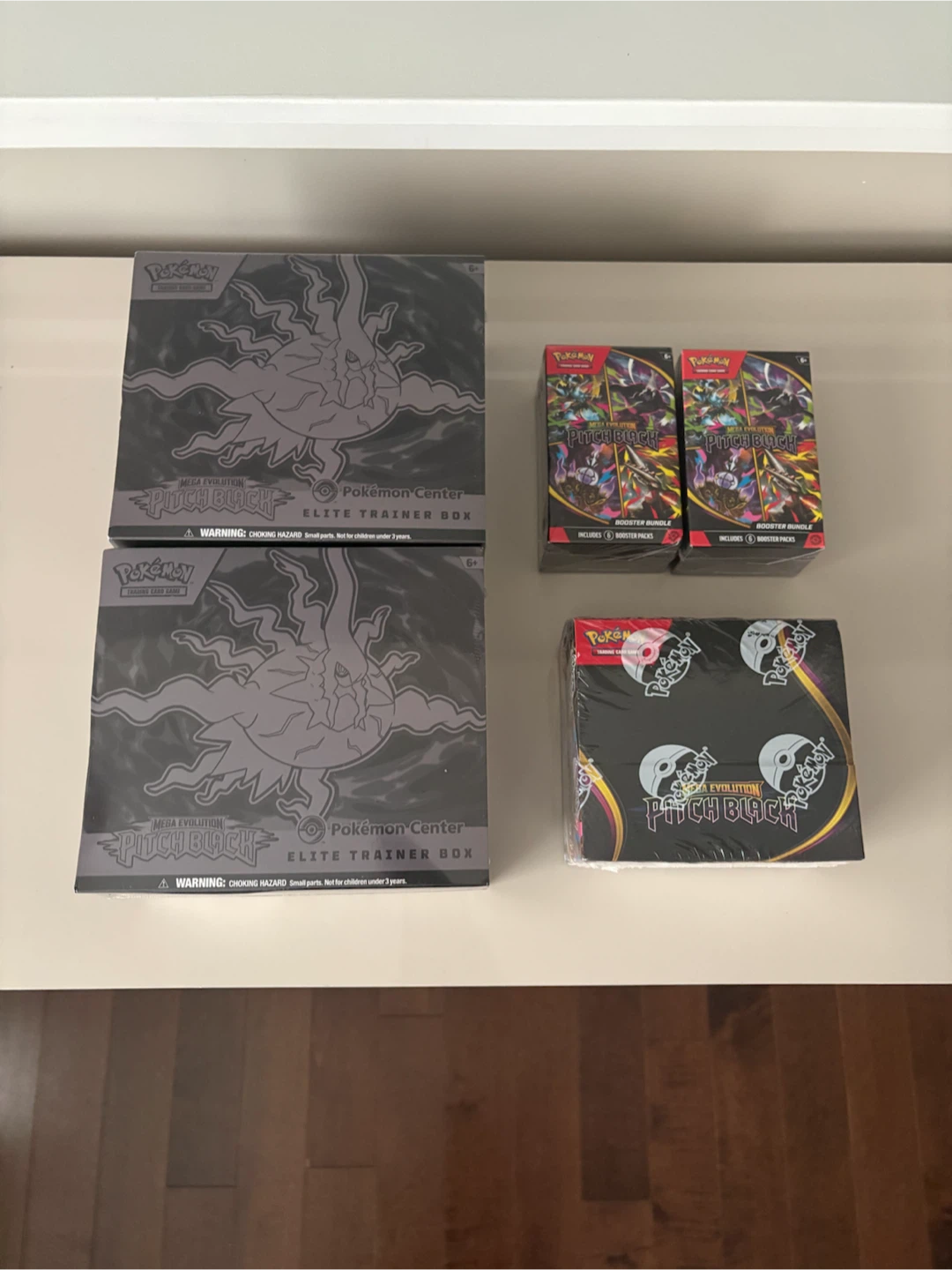 Pokemon Pitch Black Pokemon Center ETB and Booster Box