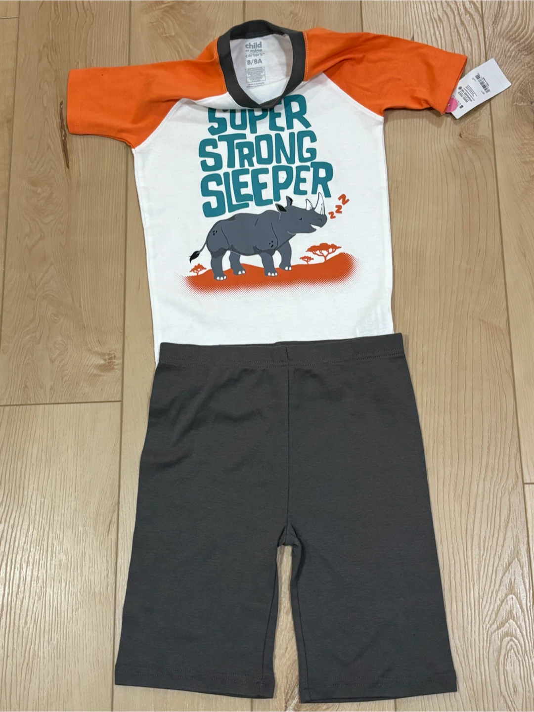 Child of Mine by Carter's "Super Strong Sleeper" Pajamas Size 8